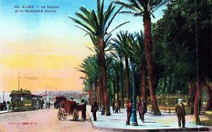 Alger - Square Bresson et Boulevard Carnot